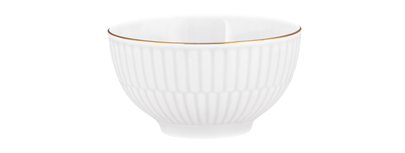 Miska 0.14 ltr AMINA, bílá, gold edge, Seltmann Weiden