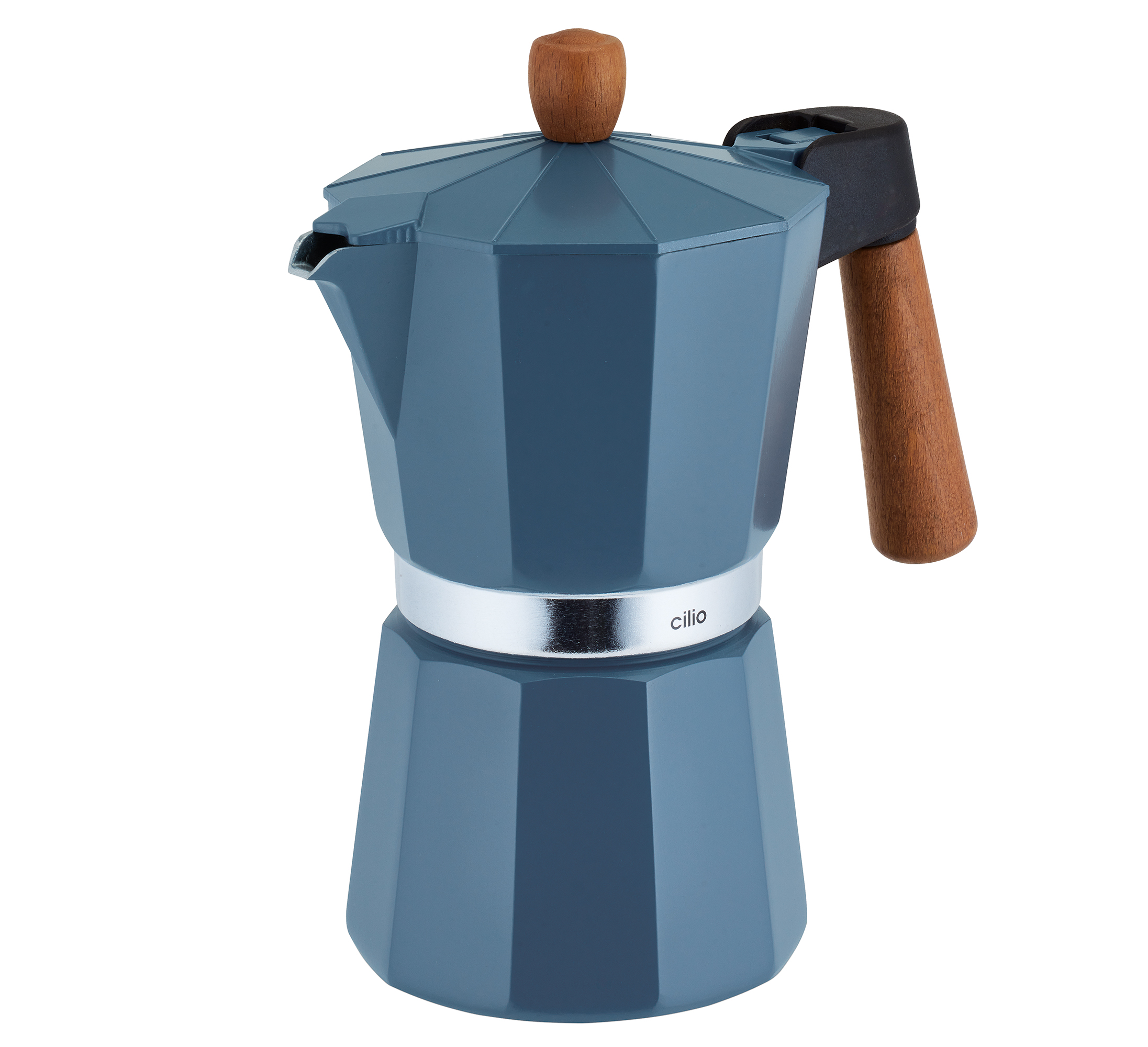 Cilio Legno espresso kávovar na plotnu 6T blu