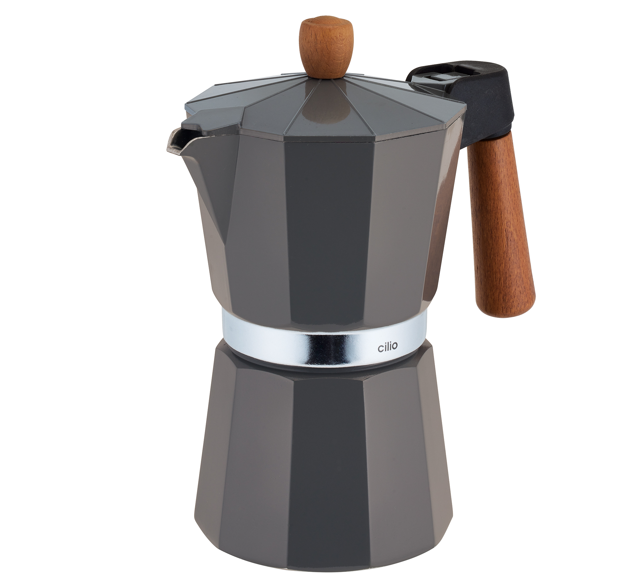 Cilio Legno espresso kávovar na plotnu 6T grigio