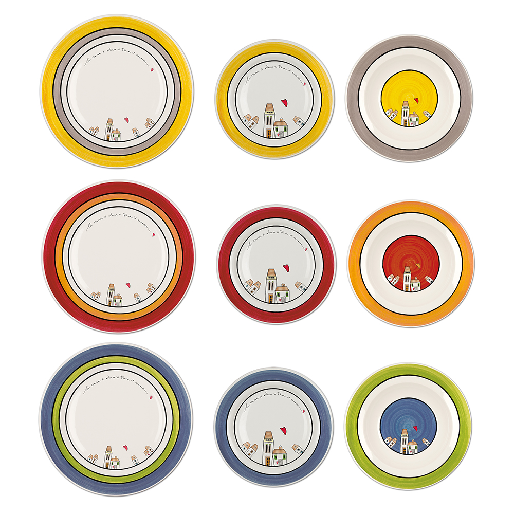 Egan LE CASETTE Sada 18 talířů