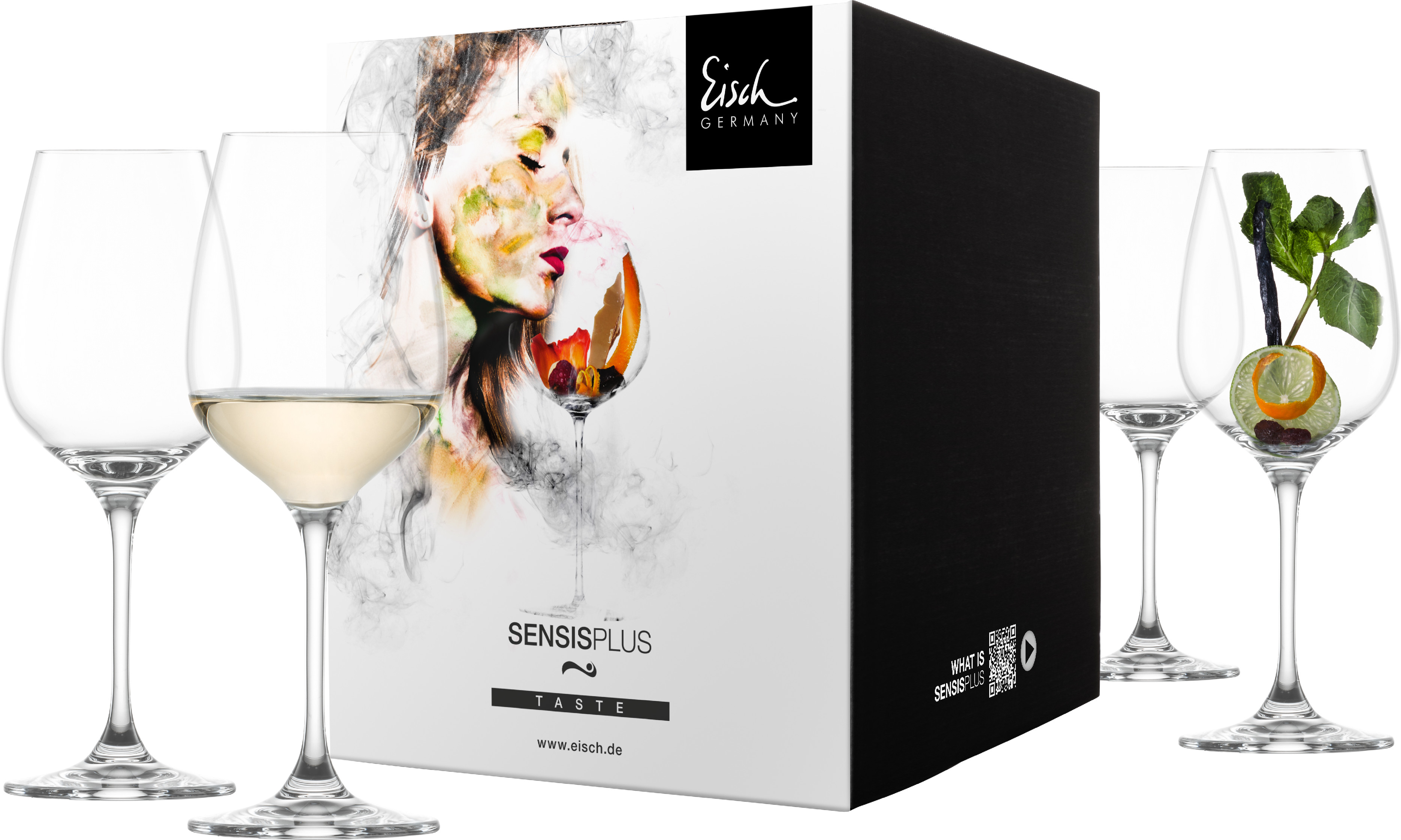Eisch SUPERIOR SENSISPLUS Sada 4 sklenic na bílé víno