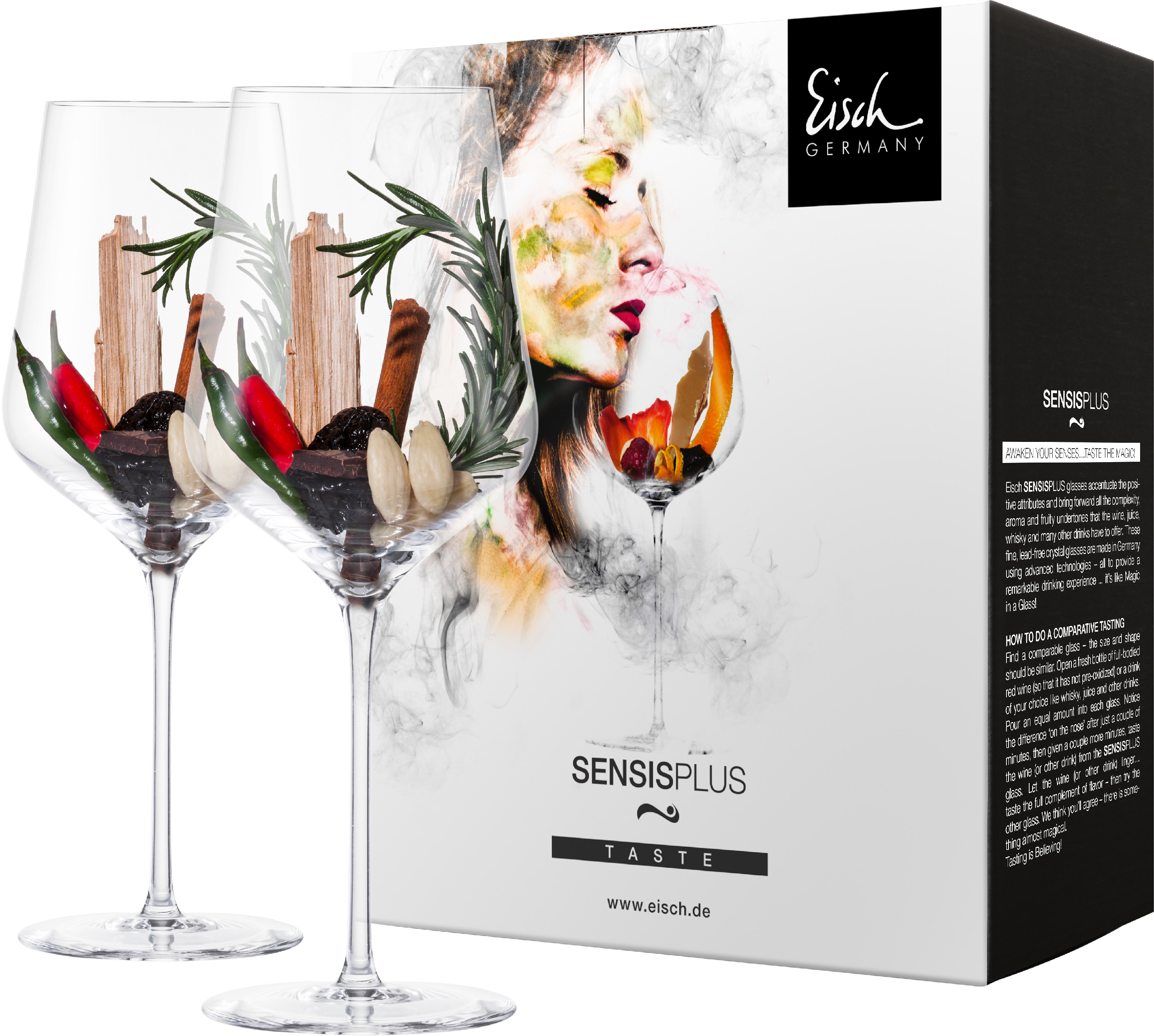 Eisch SKY SENSISPLUS Sada 2 sklenic na bordeaux