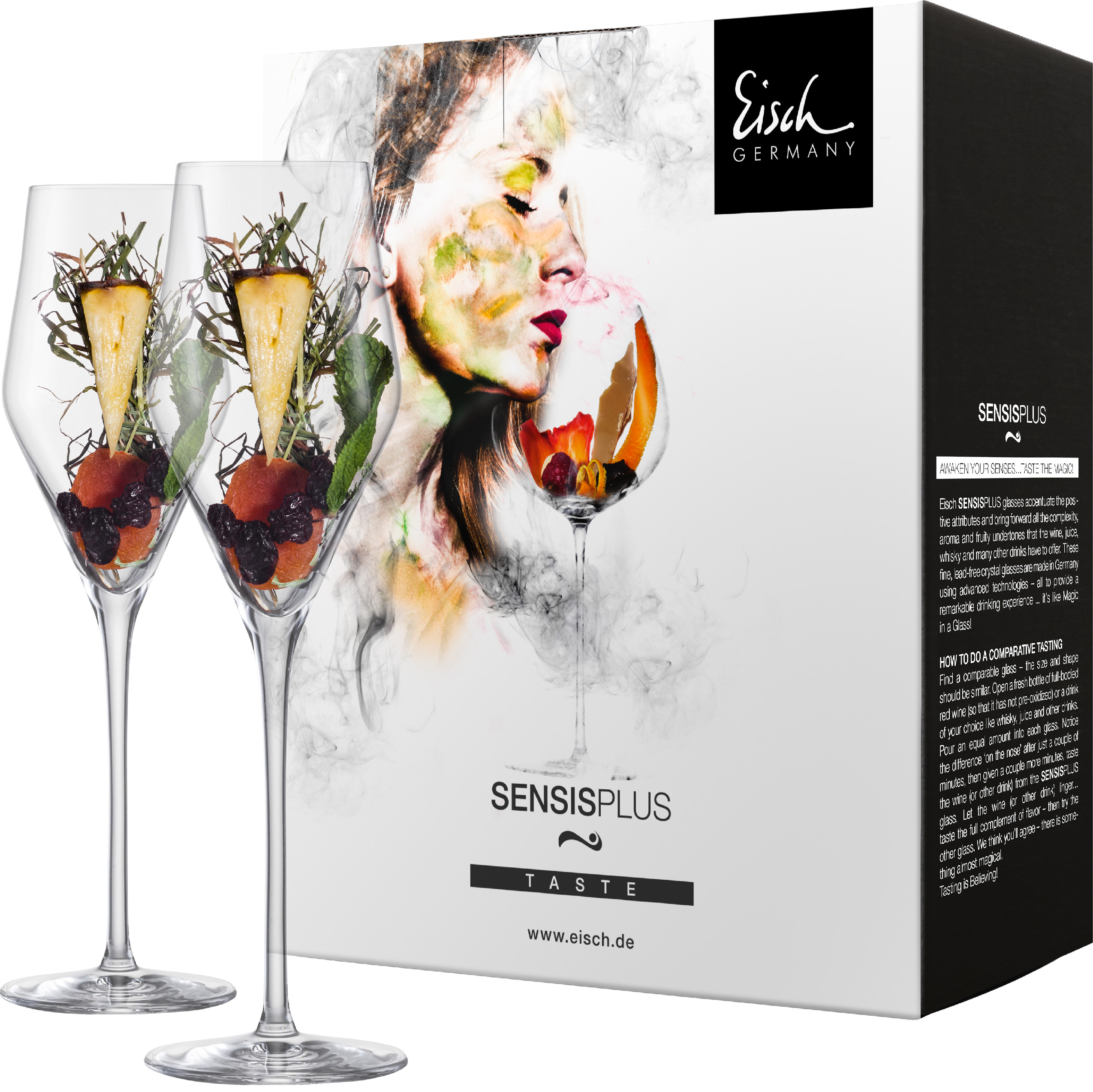 Eisch SKY SENSISPLUS Sada 2 sklenic na šampaňské