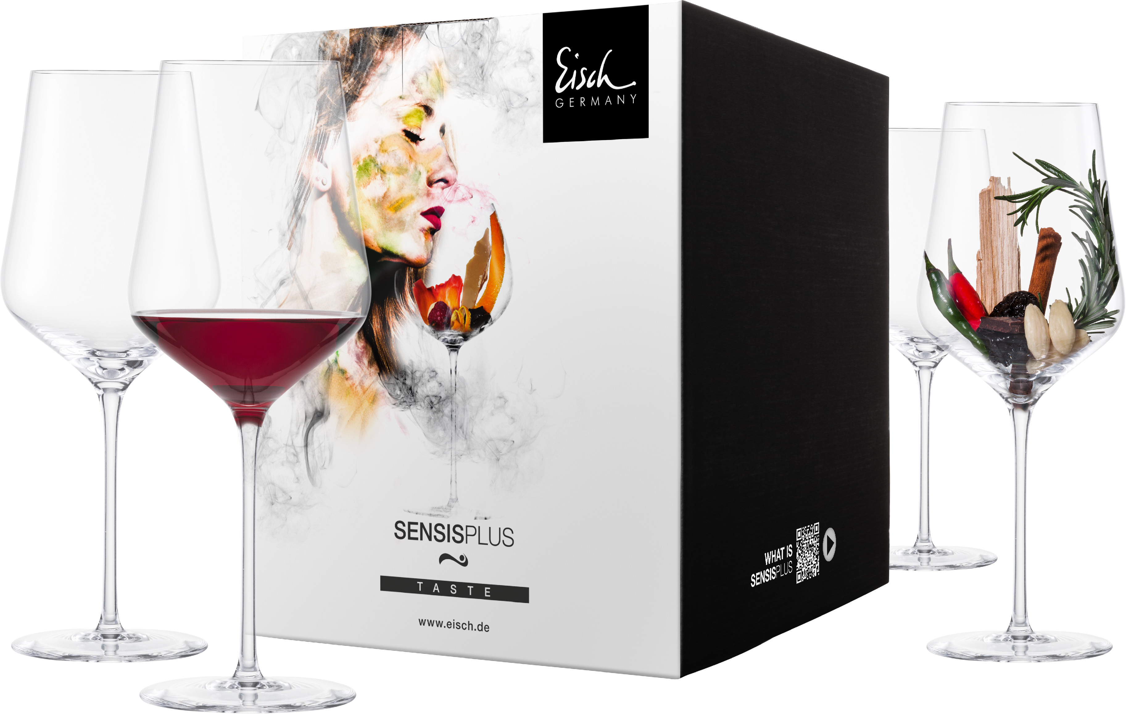 Eisch SKY SENSISPLUS Sada 4 sklenic na bordeuax