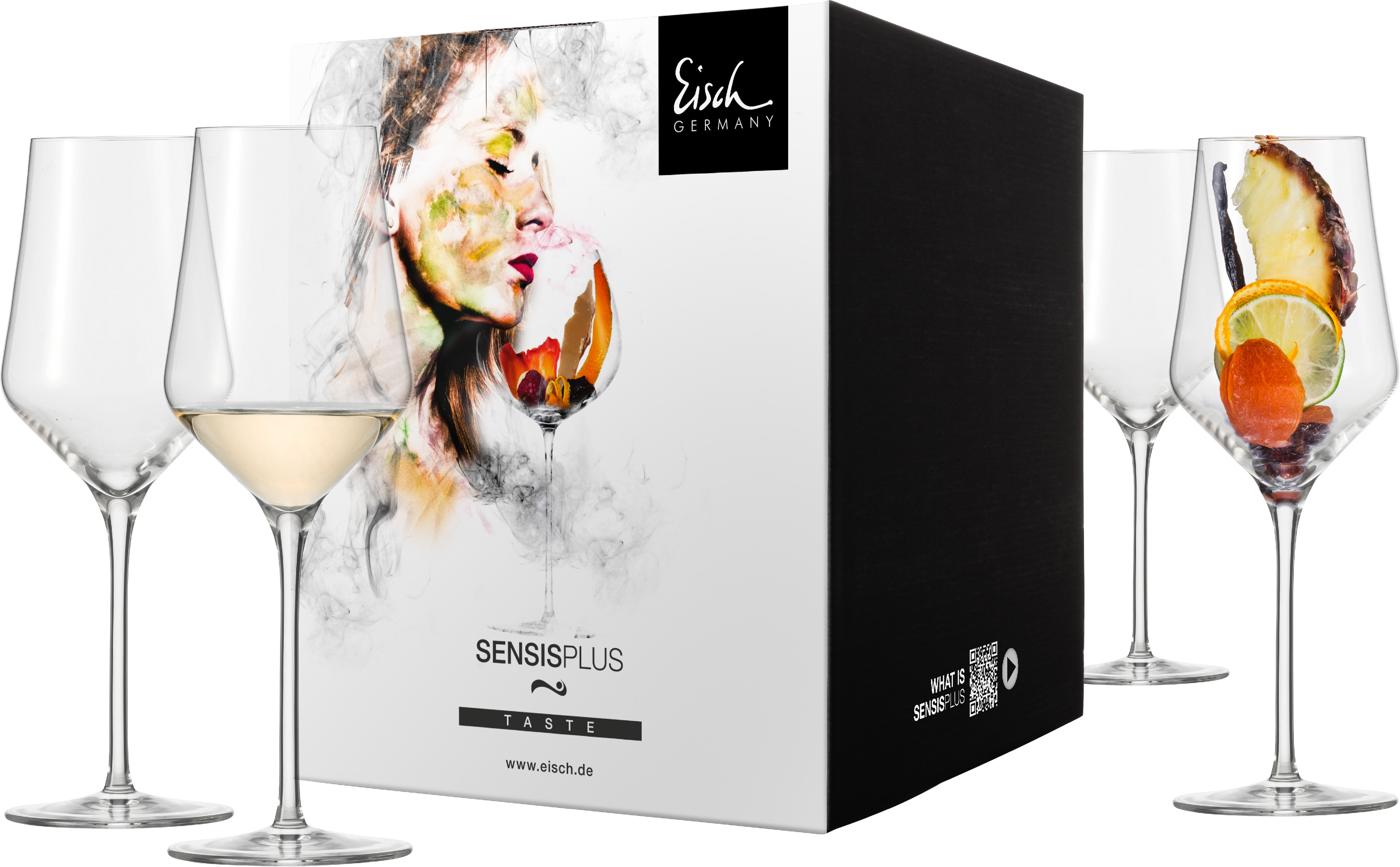 Eisch SKY SENSISPLUS Sada 4 sklenic na bílé víno