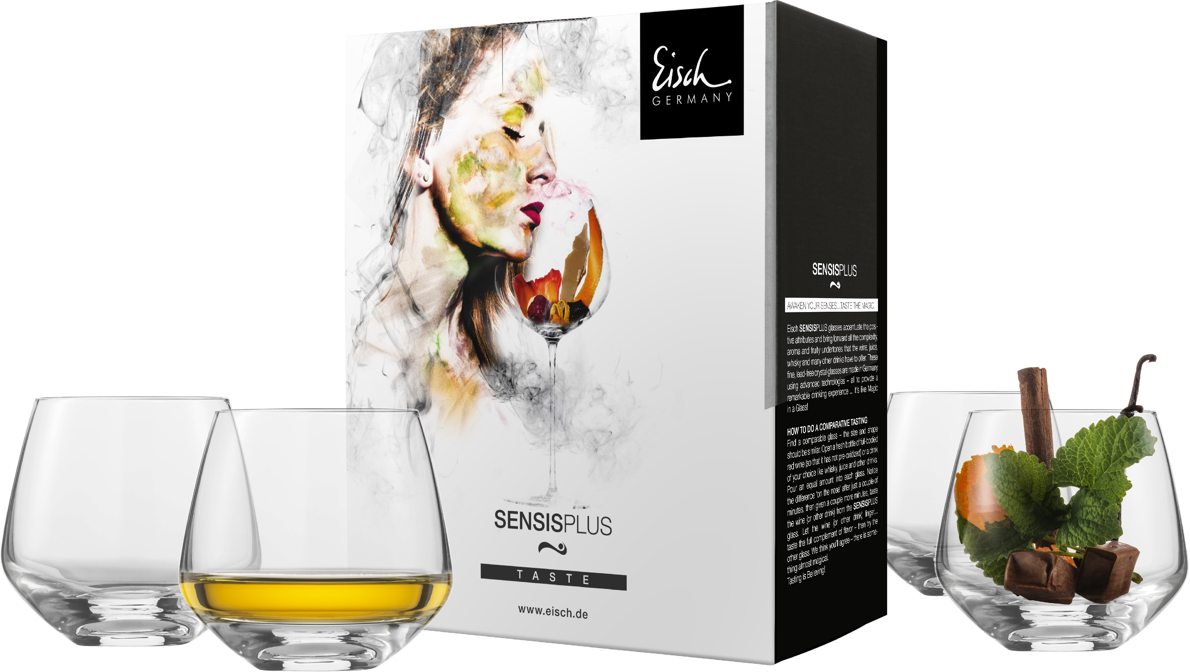 Eisch SKY SENSISPLUS Sada 4 sklenic na whisky