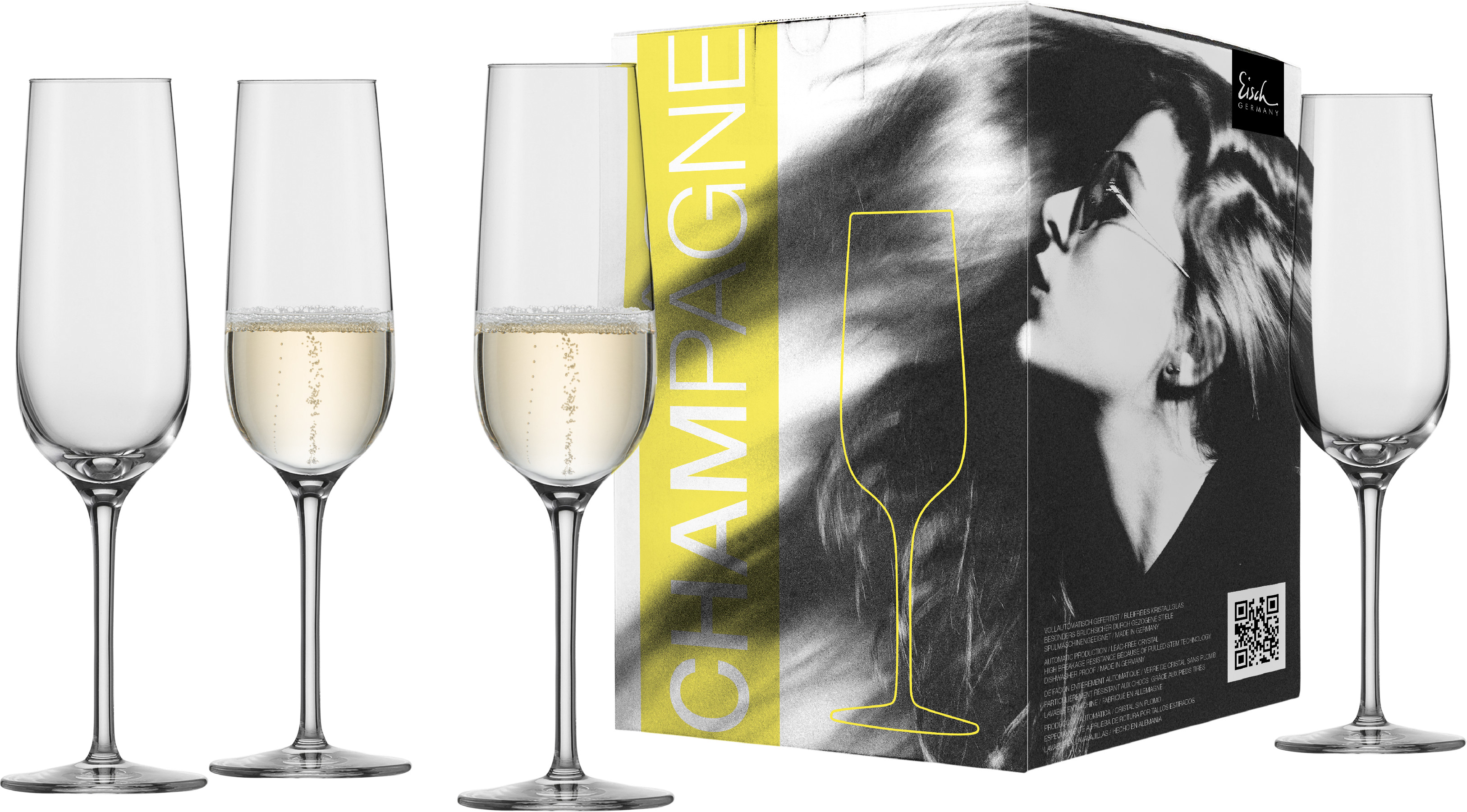 Eisch VINEZZA Sada 4 sklenic na šampaňské