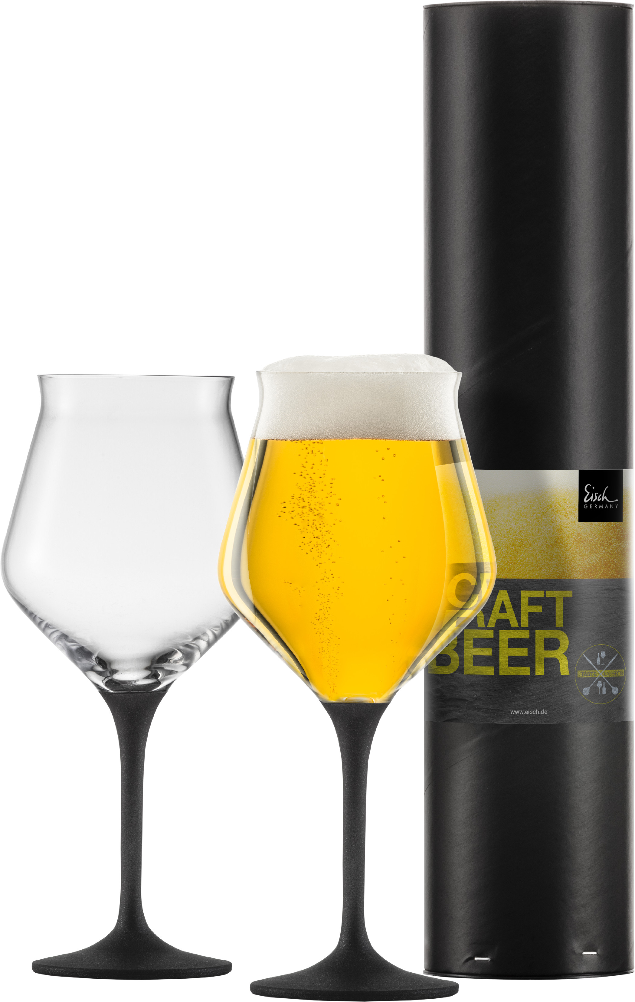 Eisch CRAFT BEER EXPERTS Sada 2 sklenic na pivo černá
