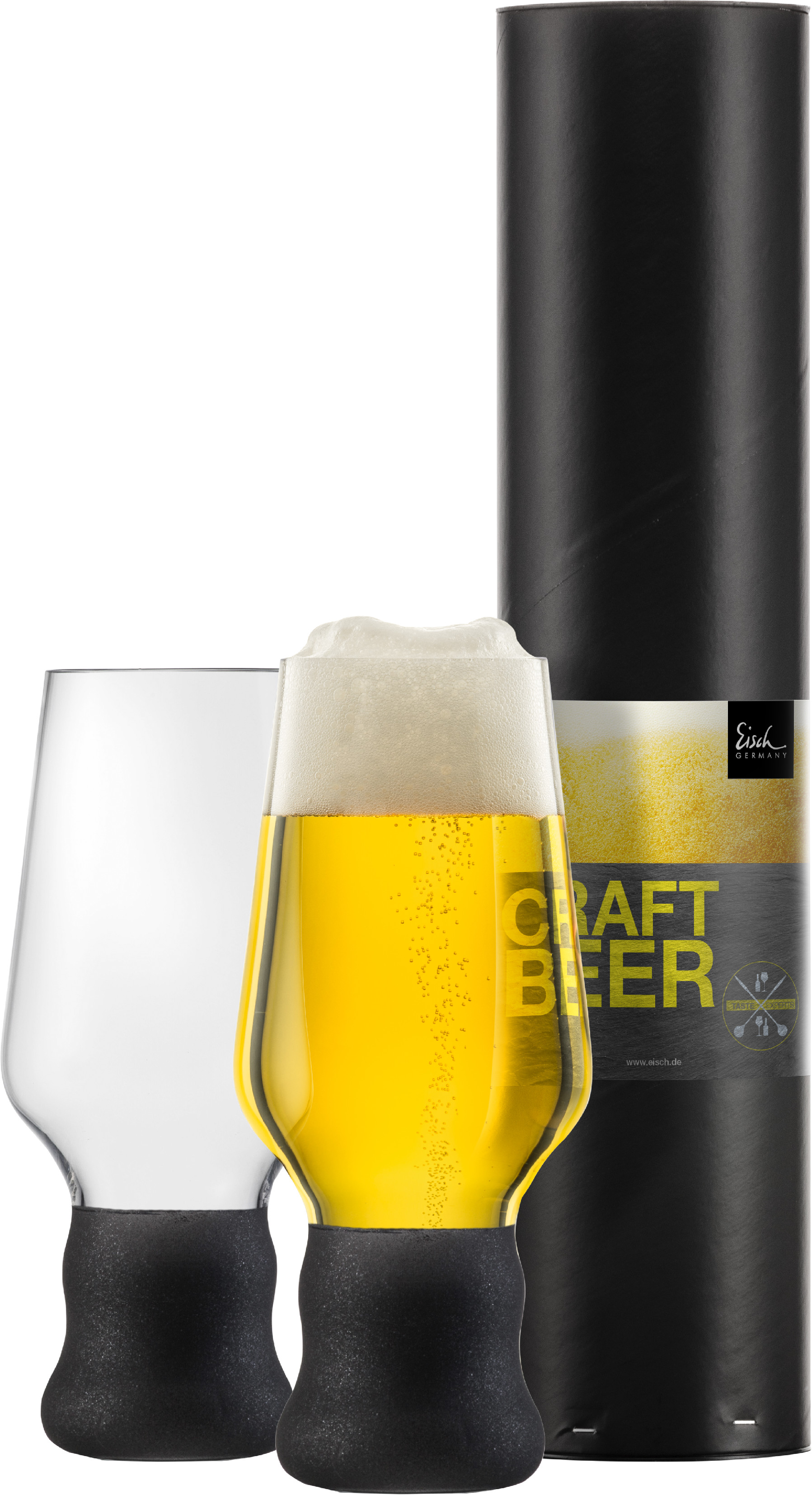 Eisch CRAFT BEER EXPERTS Sada 2 sklenic na pivo černá
