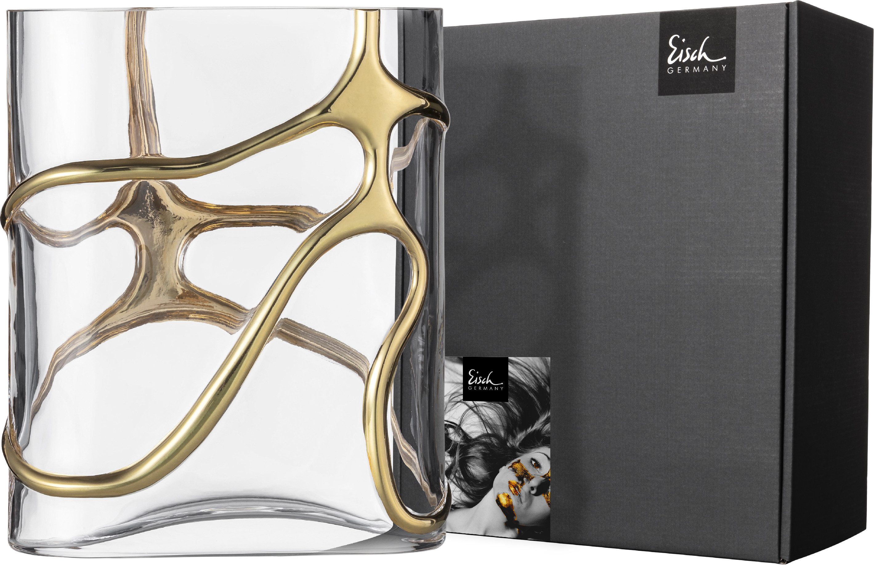 Eisch STARGATE Váza 30 cm gold