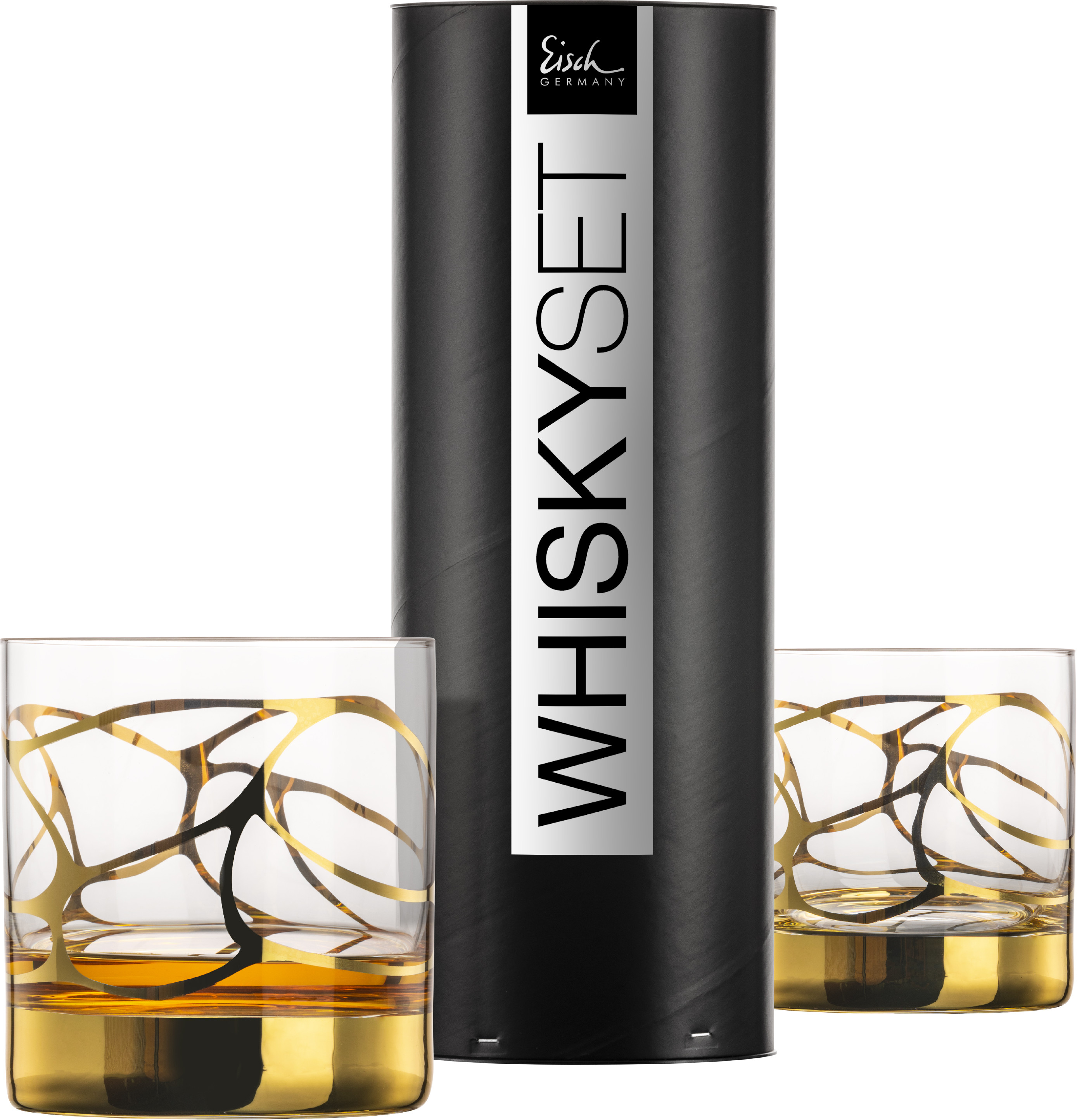 Eisch STARGATE GOLD Sada 2 sklenic na whisky