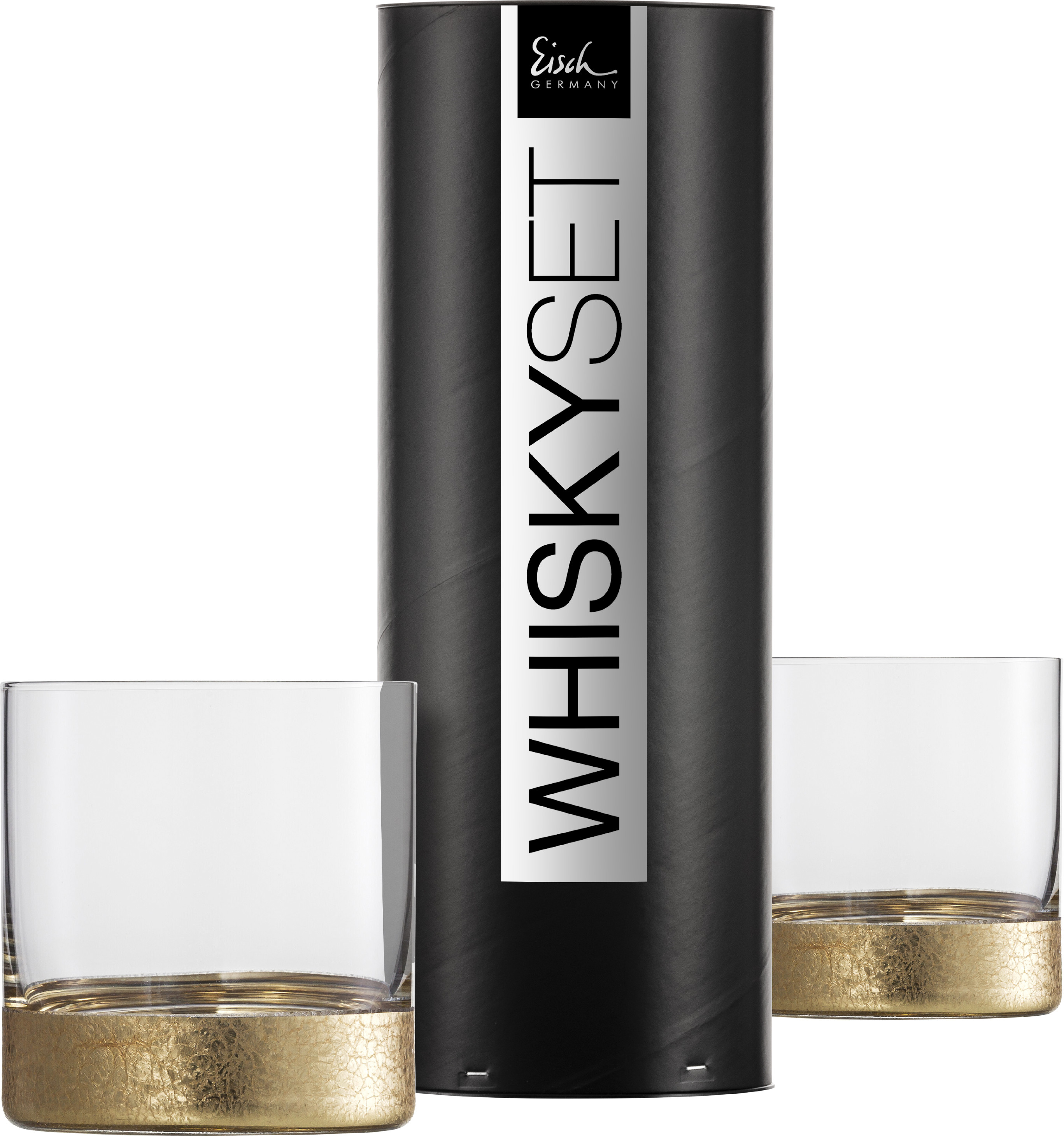 Eisch GOLD RUSH Sada 2 sklenic na whisky