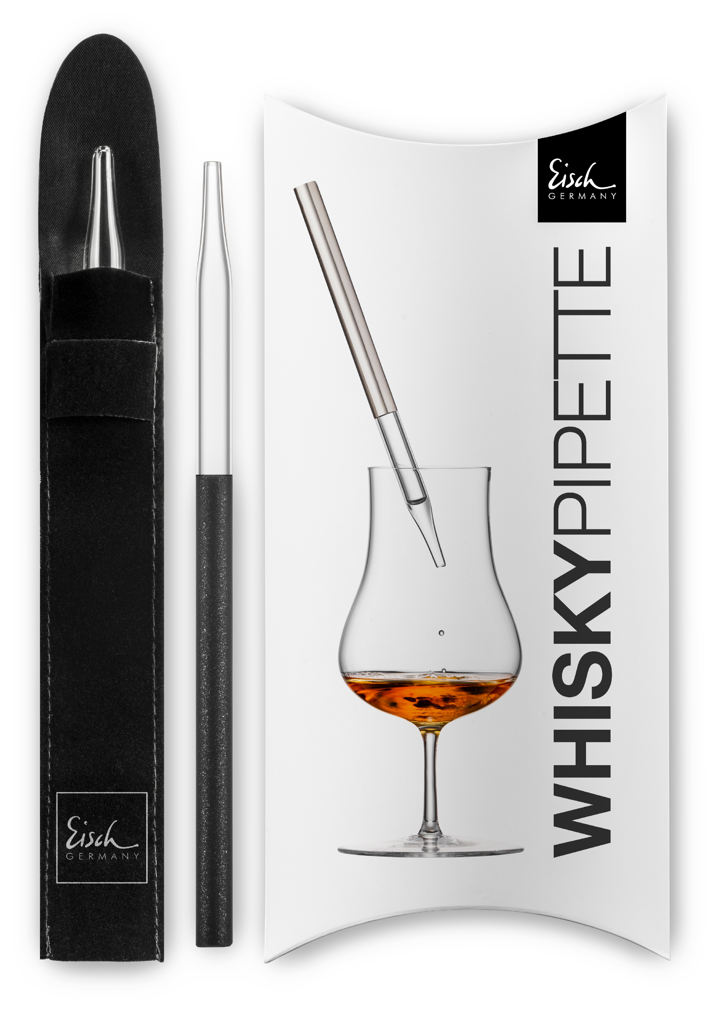 Eisch GENTLEMAN Whisky/rum pipeta černá