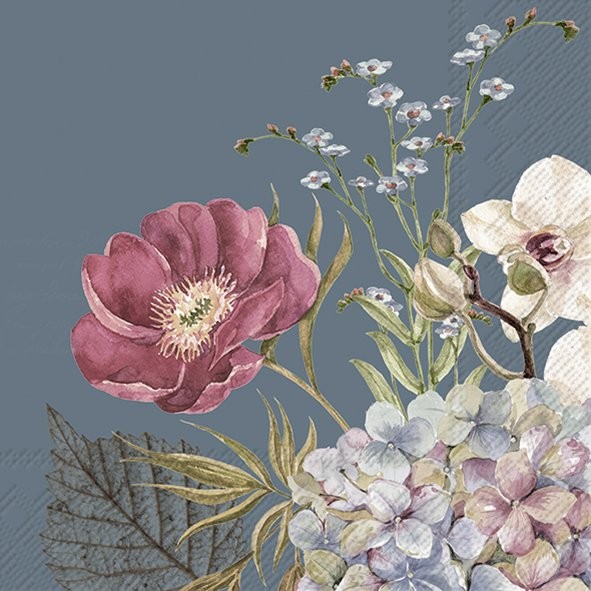 IHR Belles Fleurs velké ubrousky 33x33 cm