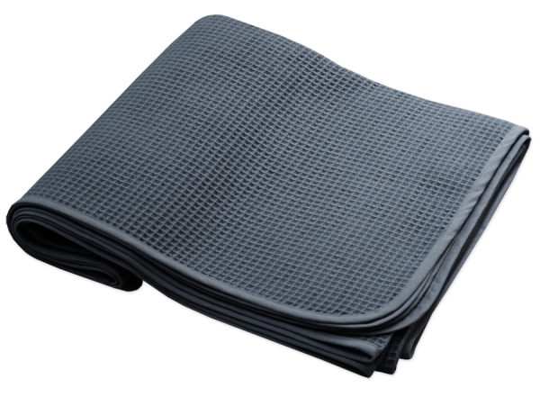 Osuška WAFFELPIQUE HAMMAM, 180 tmavá šedá, Framsohn