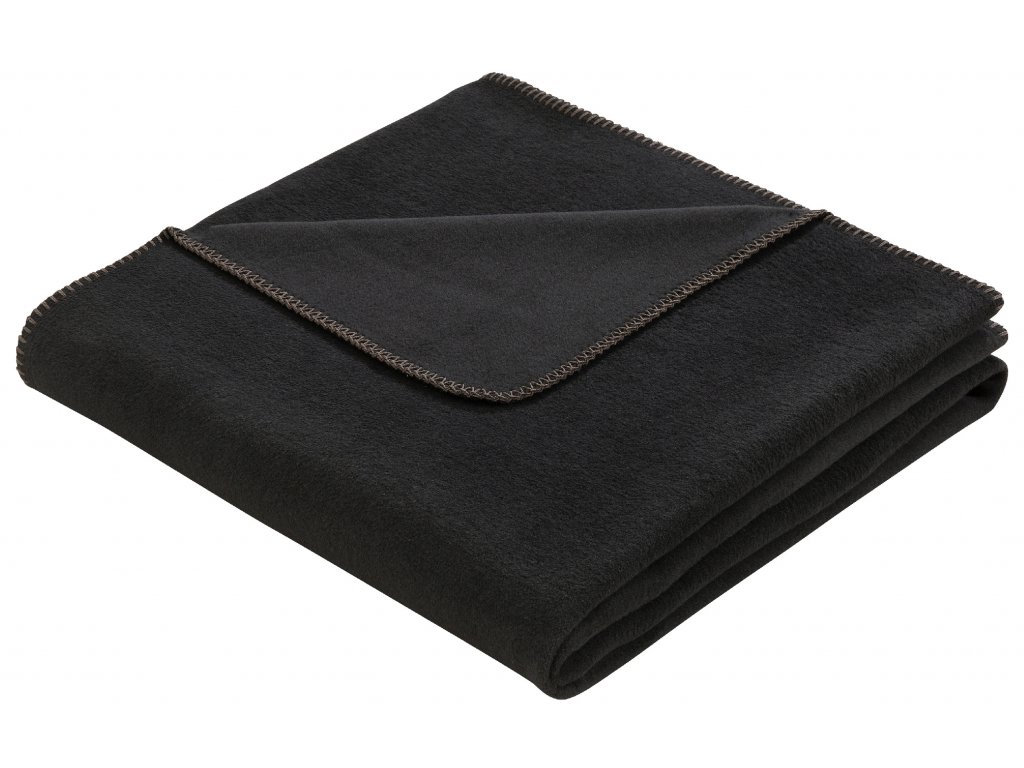 Biederlack Villeroy & Boch One graphite Pléd 150x200 cm