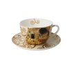Goebel Gustav Klimt Polibek Cappuccino šálek