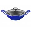 LAVA METAL Litinový wok 16 cm - modrý
