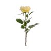 Květina RŮŽE, 68cm, žlutá, Kaeming