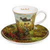 Goebel Monet Espresso šálek s podšálkem Umělcův dům