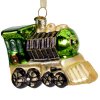 Vánoční ozdoba LOKOMOTIVA, 10,5x4,5x8cm, sada 2 kusy , KSD