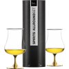 EISCH – 2 univerzální sklenice na destiláty zlacené + aroma víčka
