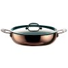 Měděná pánev, 28 cm, 4.5 litru TOSCANA, Mepra