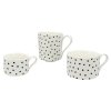 21017 1 porcelanove hrnky a salky bile s cernymi puntiky