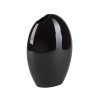1549 vaza egg 18 5x11x27 5cm cerna