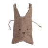 10205 dekoracni sacek rabbit 29cm hruba juta