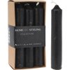 26000 sada 6 svicek nero parafinovy vosk 2 1x12 cm cerne doba horeni 4 hodiny baleno v krabicce s umeleckym navrhem