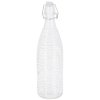 13414 sklenena lahev s klipem 1000ml pruhy