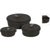 26294 ulozny kosik s vikem blacktwist papirovy kompozit 3 velikosti cerny