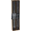 26003 vecerove svicky nero parafinovy vosk 3x25 cm cerne sada 2 ks doba horeni 20 hodin elegantni design