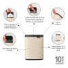 Bo Waste Bin, 7L Soft Beige 8710755234101 Brabantia 96dpi 1000x1000px 7 NR 36550
