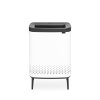 Bo Laundry Bin Hi, 2 x 45L, Plastic Lid White 8710755200540 Brabantia 96dpi 1000x1000px 7 NR 22107