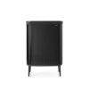 Bo Laundry Bin Hi, 2 x 45L, Plastic Lid Matt Black 8710755200564 Brabantia 96dpi 1000x1000px 7 NR 22241