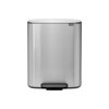 Bo Pedal Bin, 2 x 30L Matt Steel Fingerprint Proof 8710755211461 Brabantia 96dpi 1000x1000px 7 NR 17007