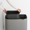 Bo Touch Bin, 11 + 23L Mineral Concrete Grey 8710755127243 Brabantia 96dpi 1000x1000px 7 NR 15515