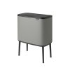 Bo Touch Bin, 11 + 23L Mineral Concrete Grey 8710755127243 Brabantia 96dpi 1000x1000px 7 NR 14670