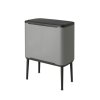 Bo Touch Bin, 11 + 23L Mineral Concrete Grey 8710755127243 Brabantia 96dpi 1000x1000px 7 NR 14672