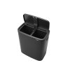 Bo Touch Bin, 2 x 30L Matt Black 8710755221484 Brabantia 96dpi 1000x1000px 7 NR 14757