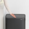 Bo Touch Bin, 2 x 30L Matt Black 8710755221484 Brabantia 96dpi 1000x1000px 7 NR 14435