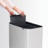 Bo Touch Bin, 3 x 11L Matt Steel Fingerprint Proof 8710755316081 Brabantia 1000x1000px 7 NR 10888