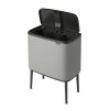 Bo Touch Bin, 3 x 11L Mineral Concrete Grey 8710755127229 Brabantia 96dpi 1000x1000px 7 NR 14655