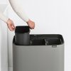 Bo Touch Bin, 3 x 11L Mineral Concrete Grey 8710755127229 Brabantia 96dpi 1000x1000px 7 NR 14751