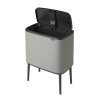 Bo Touch Bin, 36L Mineral Concrete Grey 8710755127205 Brabantia 96dpi 1000x1000px 7 NR 14638