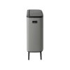 Bo Touch Bin Hi, 2 x 30L Mineral Concrete Grey 8710755130663 Brabantia 96dpi 1000x1000px 7 NR 14966