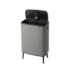 Bo Touch Bin Hi, 2 x 30L Mineral Concrete Grey 8710755130663 Brabantia 96dpi 1000x1000px 7 NR 14952