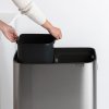 Bo Touch Bin Hi, 2 x 30L Matt Steel Fingerprint Proof 8710755130649 Brabantia 96dpi 1000x1000px 7 NR 14936